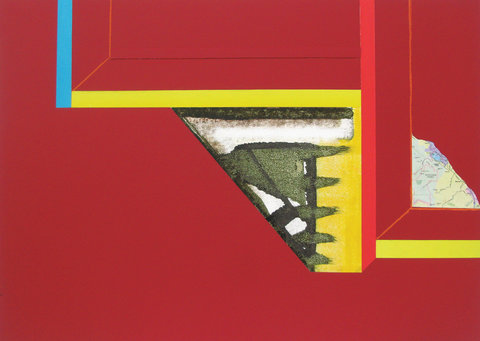 Insula, colaj, tehnica mixta, 56x81, 2013